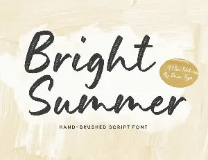 Bright Summer font