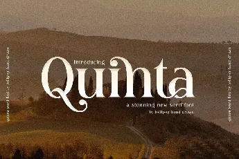 Quinta font