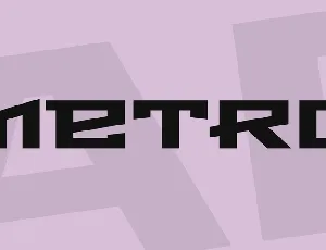 Metro font