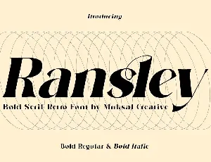 Ransley font