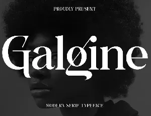 Galgine font