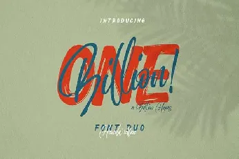 Onebillion Duo font