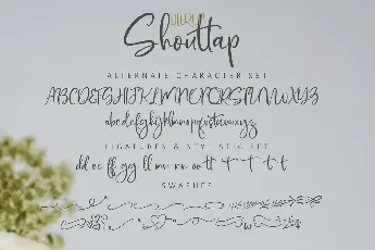 DeerUp Shouttap Sans font