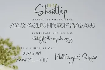 DeerUp Shouttap Sans font