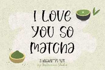 Matcha font