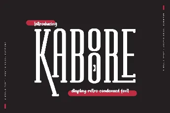 KABOORE font