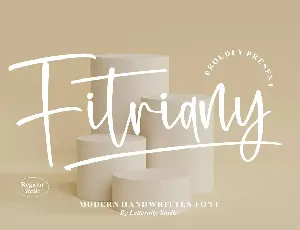 Fitriany â€“ Modern Handwritten font