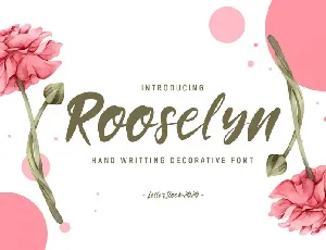 Rooselyn Script font