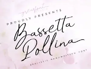 Bassetta Pollina Handwritten font