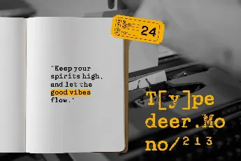 Typedeer Mono font