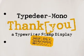 Typedeer Mono font