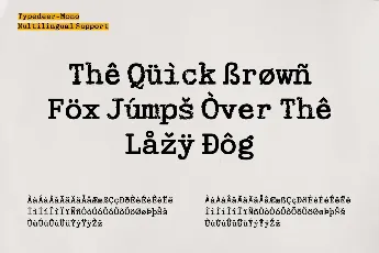 Typedeer Mono font