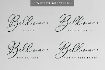 Bellisia font