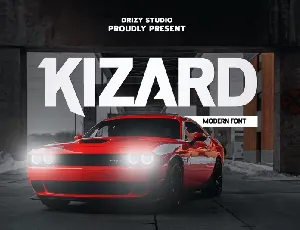 Kizard font