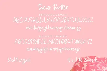 Bear Butter font