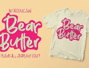 Bear Butter font