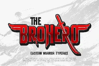 Brohero font