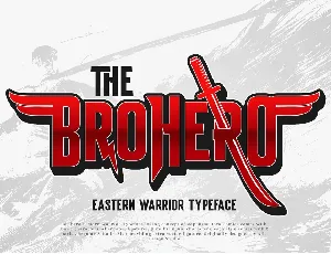 Brohero font