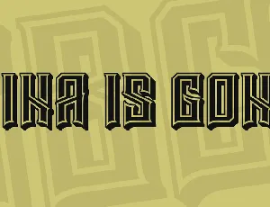 Mina is gone font