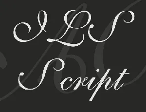 ILS Script font