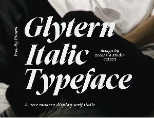 Glytern font