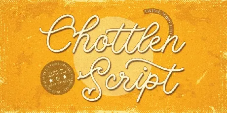 Chottlen Script font