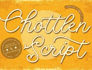 Chottlen Script font