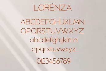 Lorenza Elegant Sans Family font