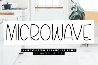 Microwave font