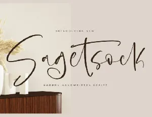 Sagetsock font