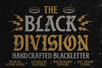 Black Division font