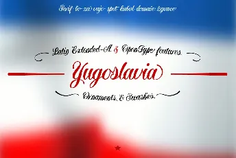 Yugoslavia Free font