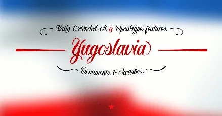 Yugoslavia Free font