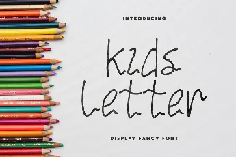 Kids Letter Demo font