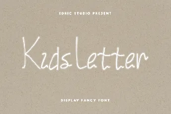 Kids Letter Demo font