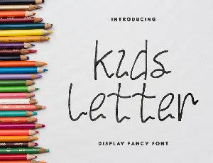 Kids Letter Demo font