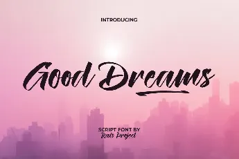 Good Dreams Demo font