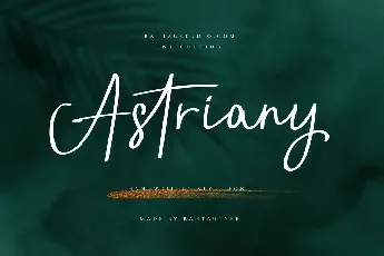 Astriany font