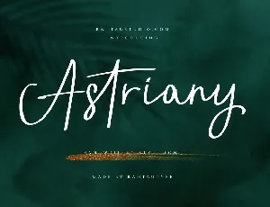 Astriany font