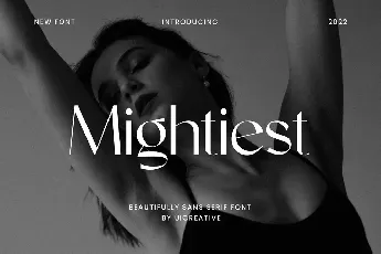 Mightiest font