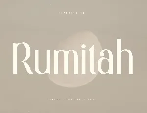 Rumitah font