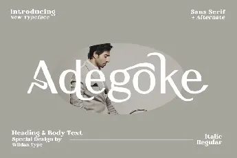 Adegoke font