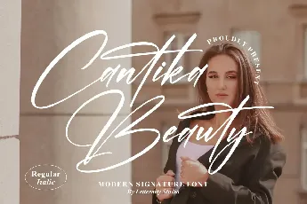 Cantika Beauty â€“ Modern Signature font