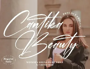 Cantika Beauty â€“ Modern Signature font