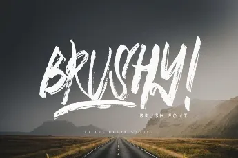 Brushy Brush font