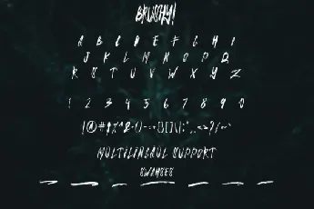 Brushy Brush font