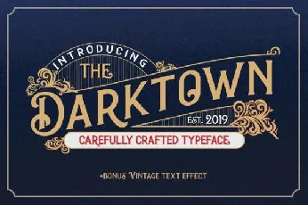 Darktown font