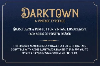 Darktown font