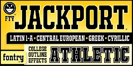 JACKPORT COLLEGE NCV font