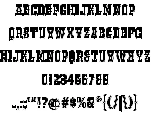 JACKPORT COLLEGE NCV font